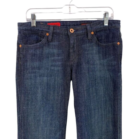 Ag Adriano Goldshmied The Casablanca Dark Wash Straight Leg Denim Jeans Size 29 - Picture 3 of 8